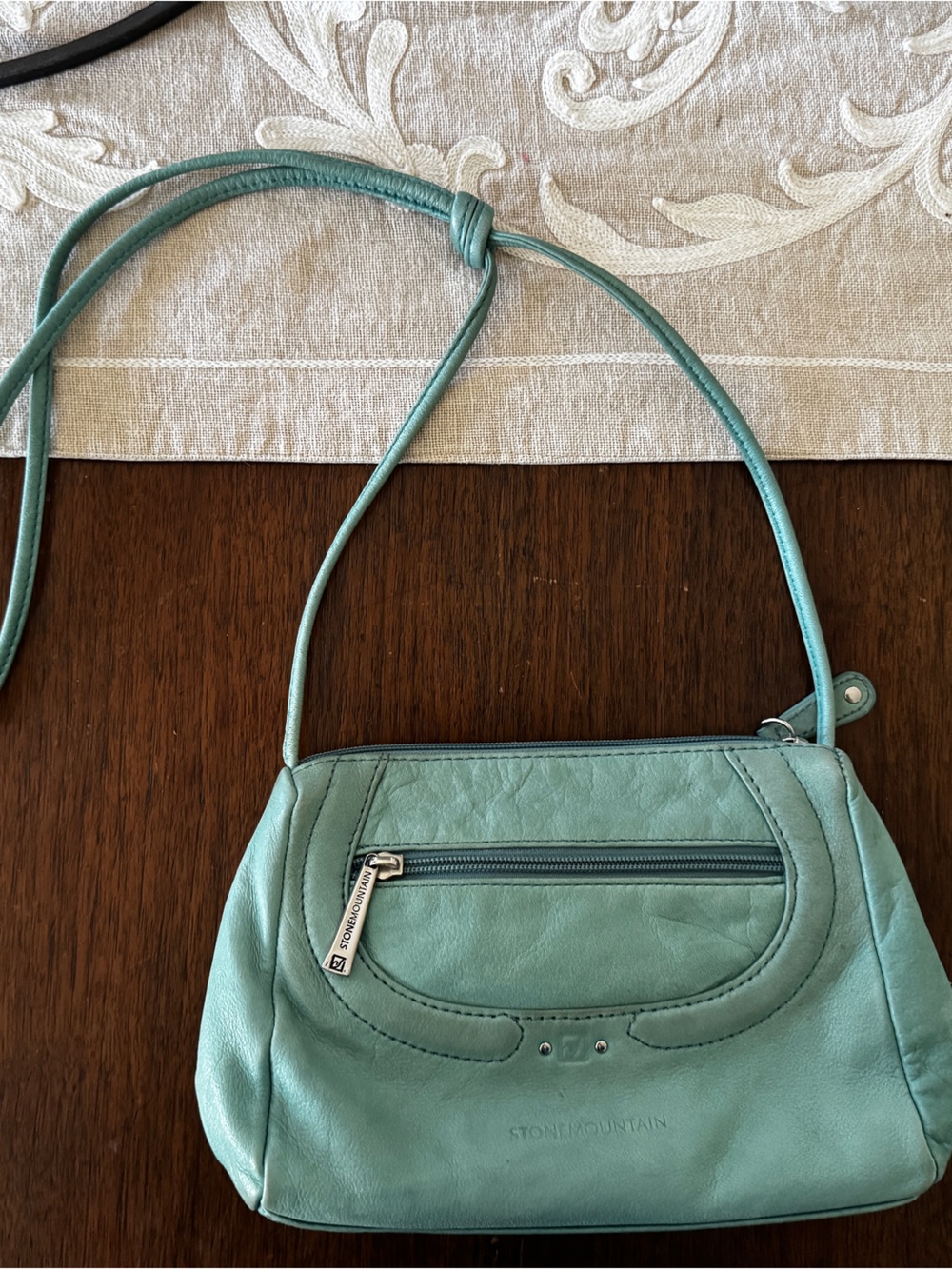Stone Mountain Accessories Teal Crossbody Bag